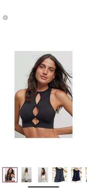 Out From Under Violetta Seamless Cutout Bra Top